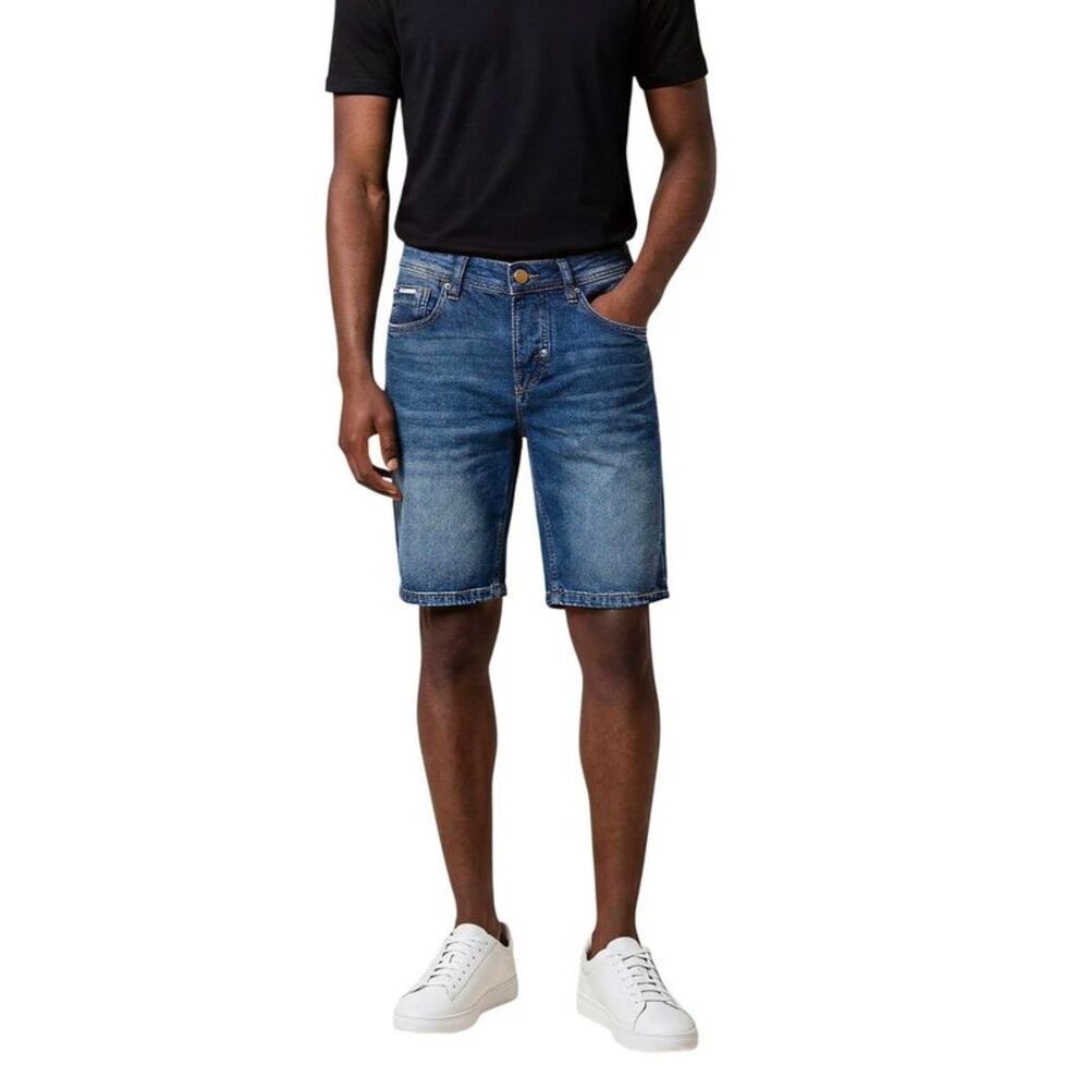 Antony Morato Blue Cotton Bermuda Men's Shorts